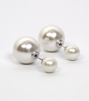 Pendientes Doble Perla Pendientes Doble Perla