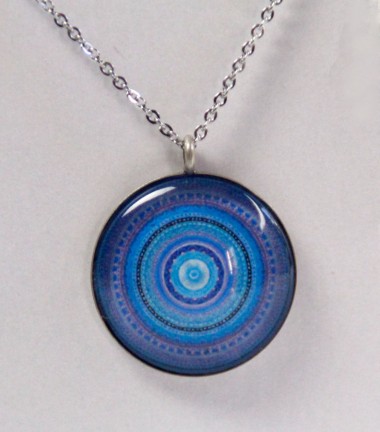 Colgante Mandala Azul Colgante Mandala Azul