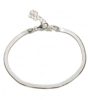 Pulsera Plana en Plata