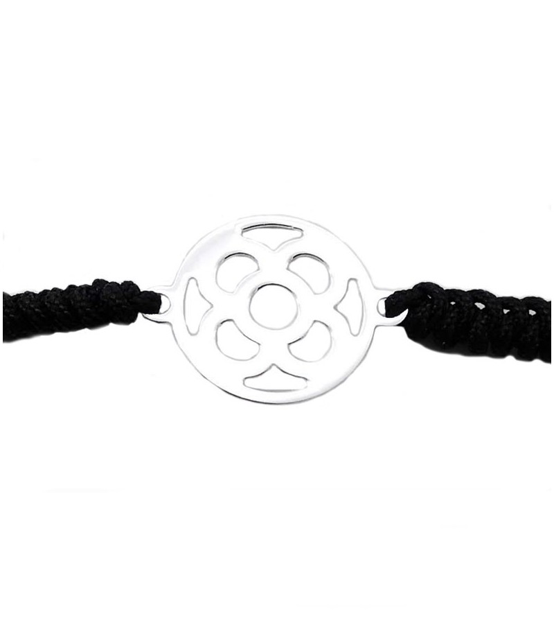 Pulsera Baldosa Plana Barcelona de Plata