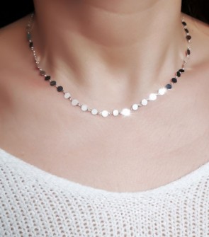 Collar Circulos en Plata