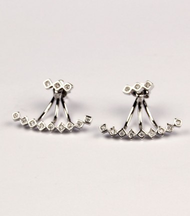 Pendientes Circonitas Rombos Pendientes Circonitas Rombos