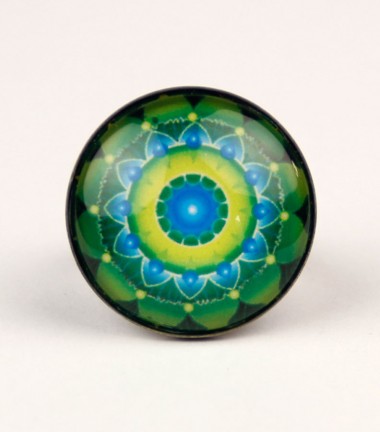 Anillo Mandala Verde Anillo Mandala Verde