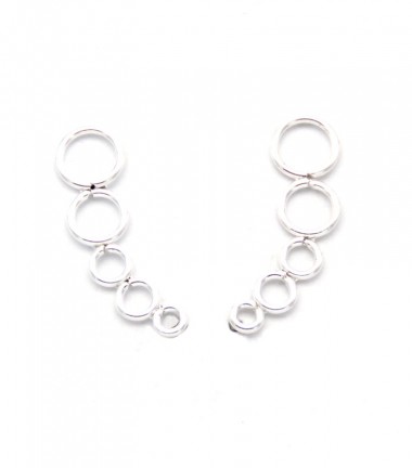Pendientes Trepadores Circulos Pendientes Trepadores Circulos