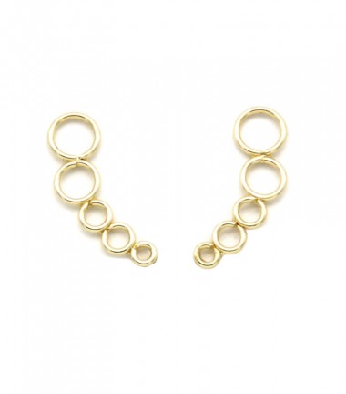 Pendientes Trepadores Circulos Pendientes Trepadores Circulos